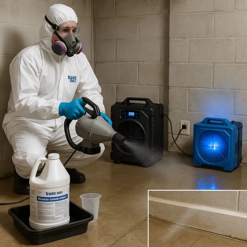 Sanitization and Odor Removal process in Wacousta, MI